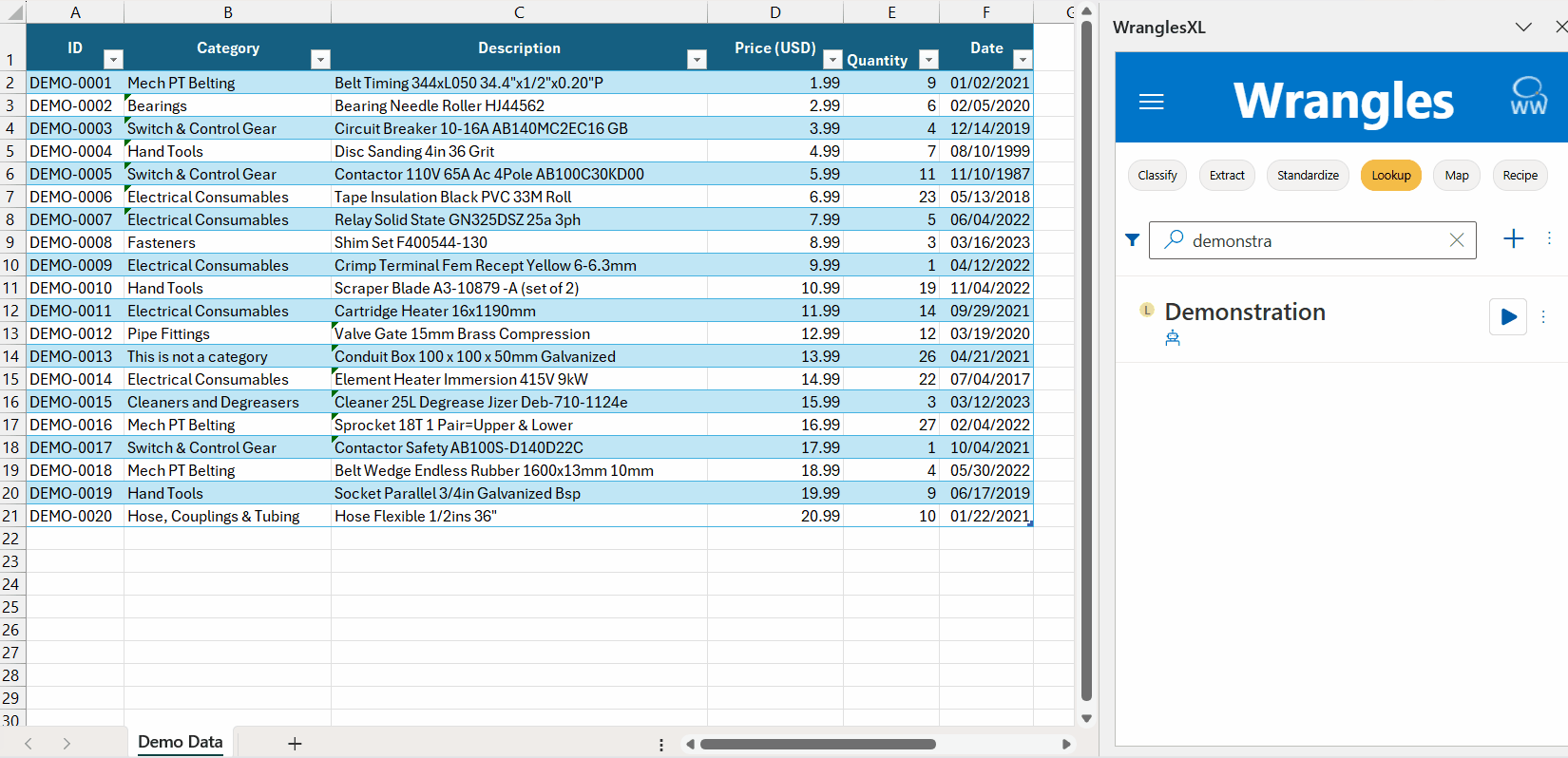 Semantic lookup with multiple output results. semantic_lookup_3.gif