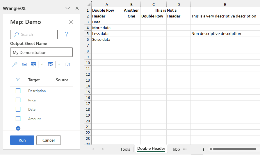 Fill Down tool example fill_down.gif